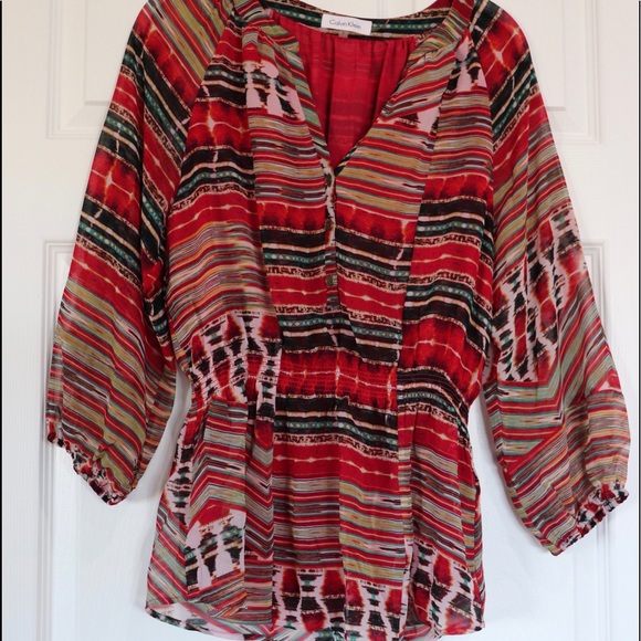 calvin klein blouses